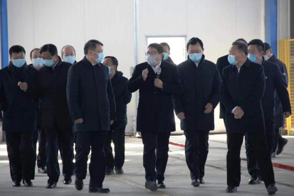 省委副書記、省長唐一軍蒞臨遼寧北票一諾環境產業園參觀指導